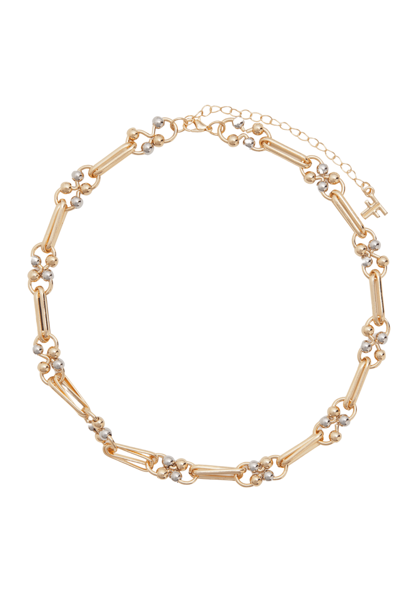 Beaded Link Chain Necklace
