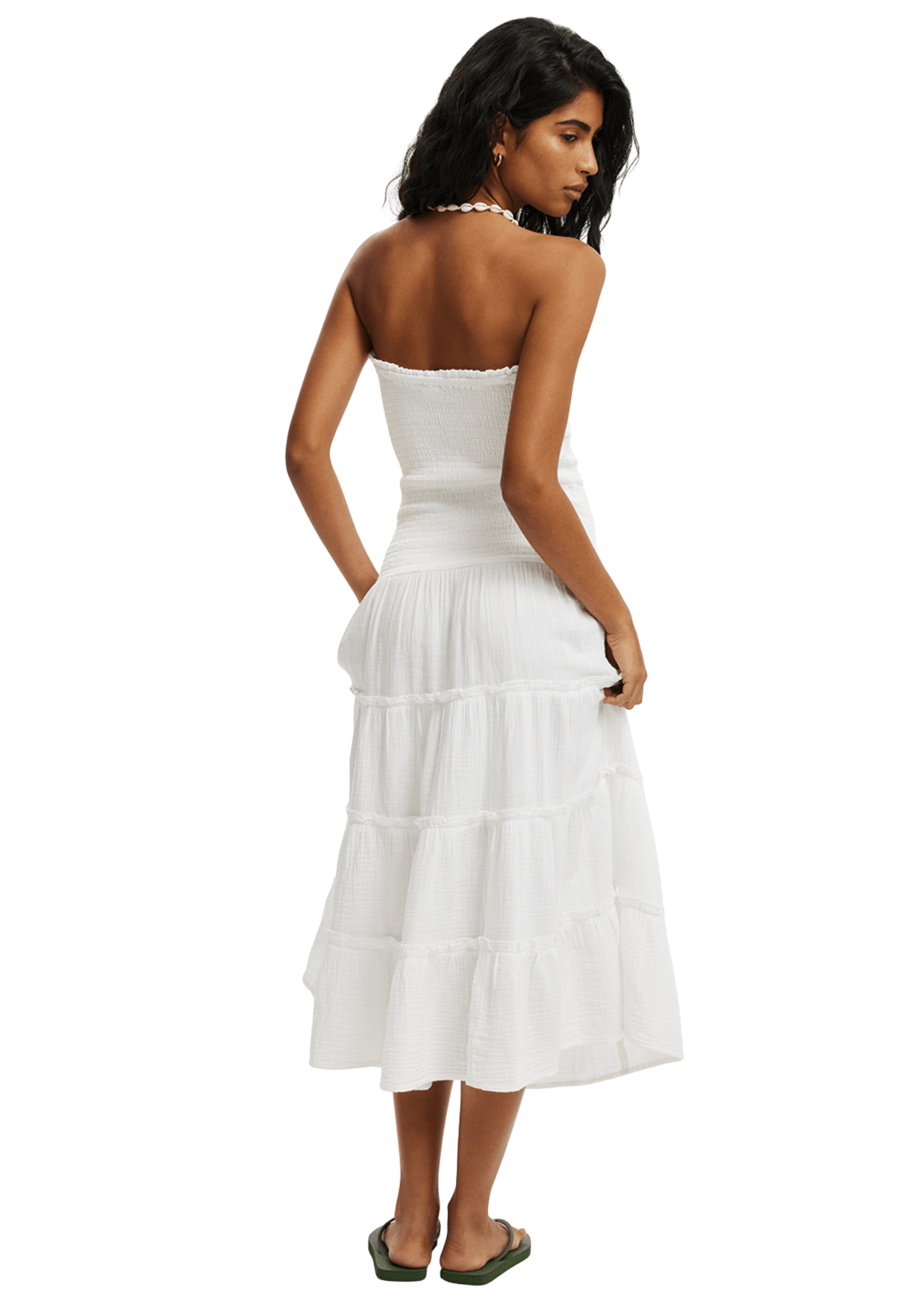 Women's Cotton On White Jet Set Tube Maxi Dress