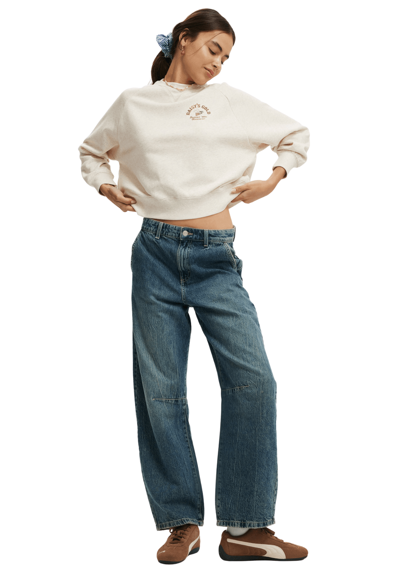 Women's Cotton On Classic Fleece Graphic Raglan Sweatshirt