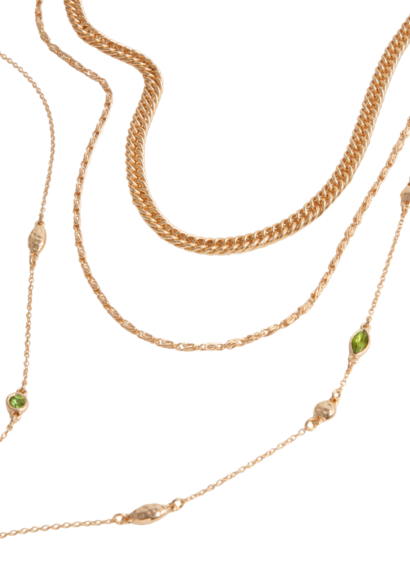 Layered Chunky Chain Necklace