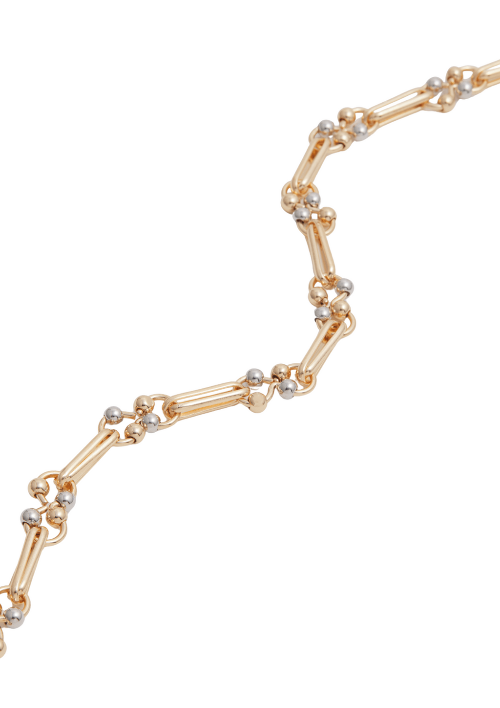 Beaded Link Chain Necklace