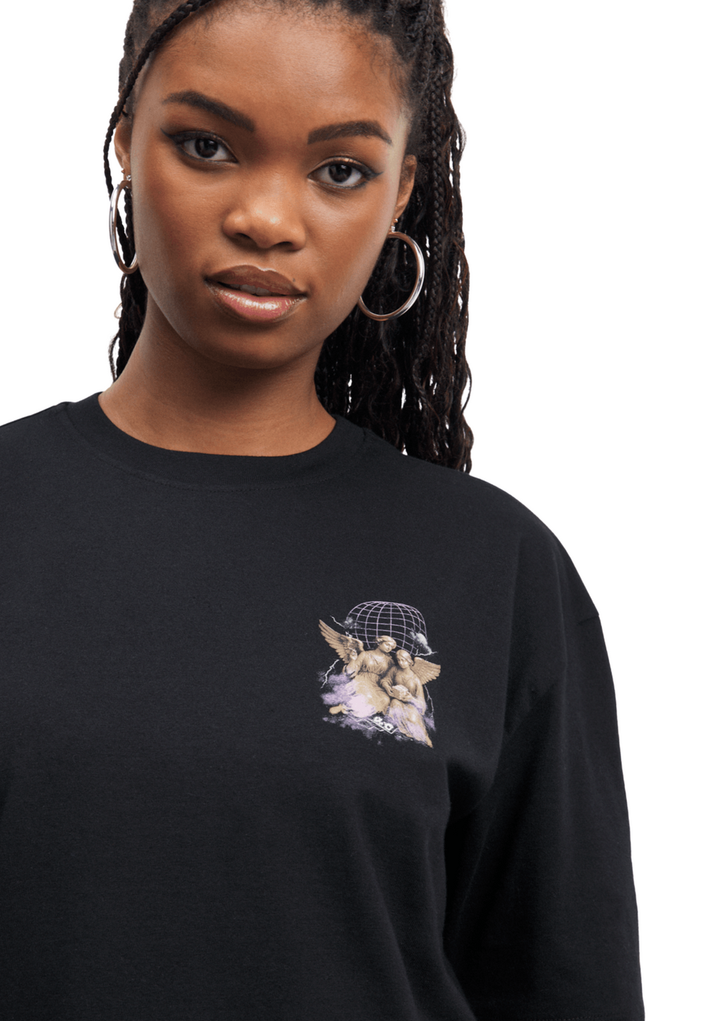 Redbat Women's Black T-Shirt Dress