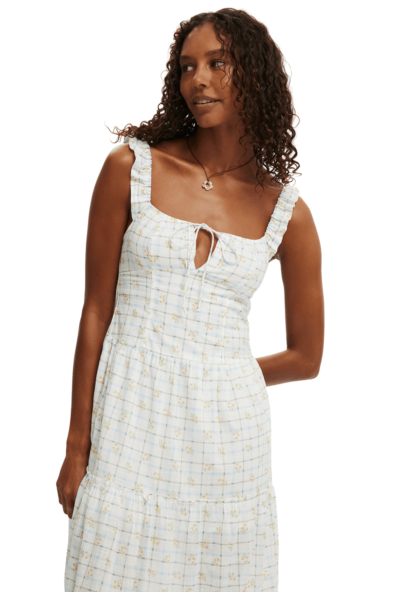 Women's Cotton On Multi Skye Corset Detail Maxi Dress