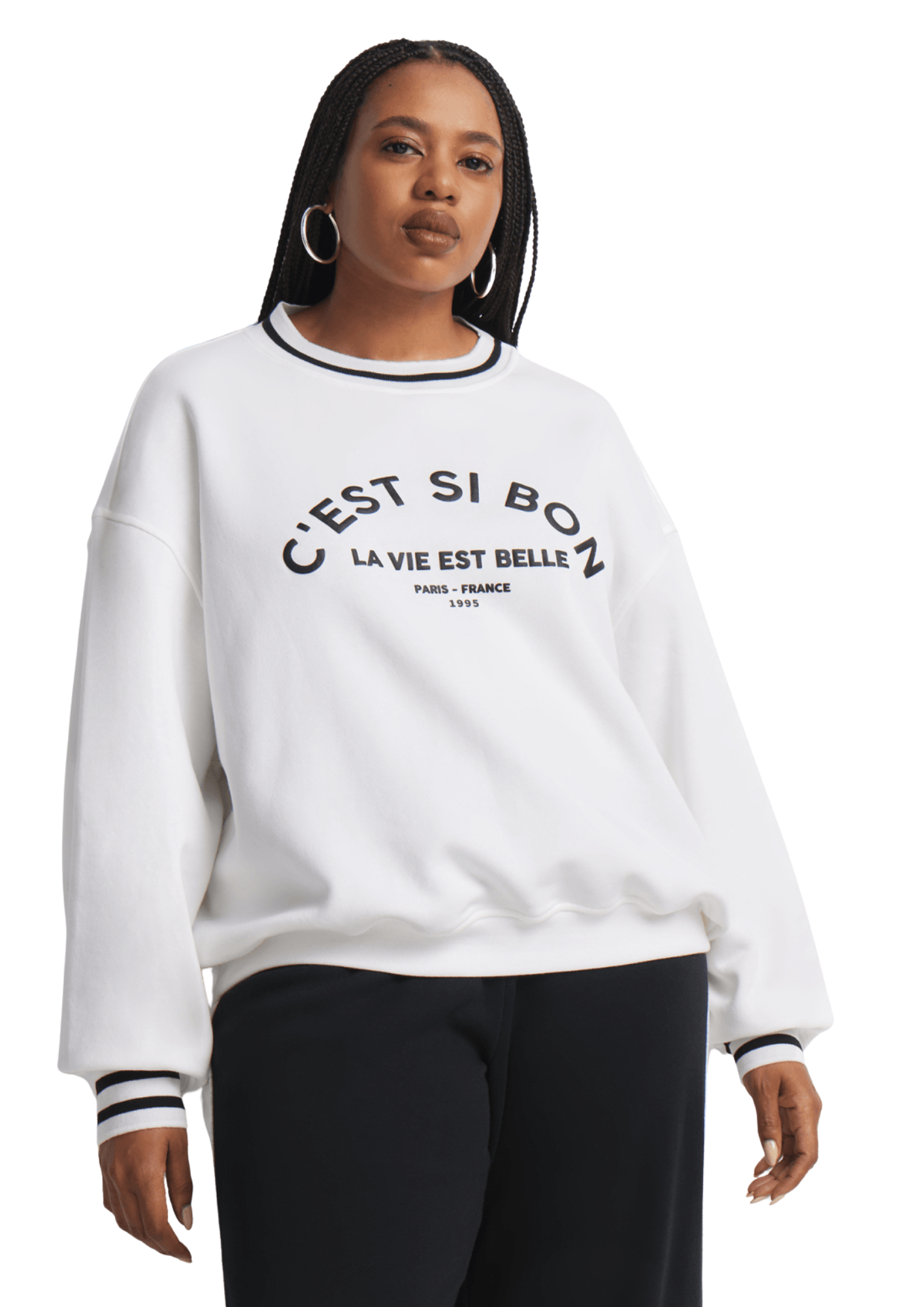 Slogan Sweat Top