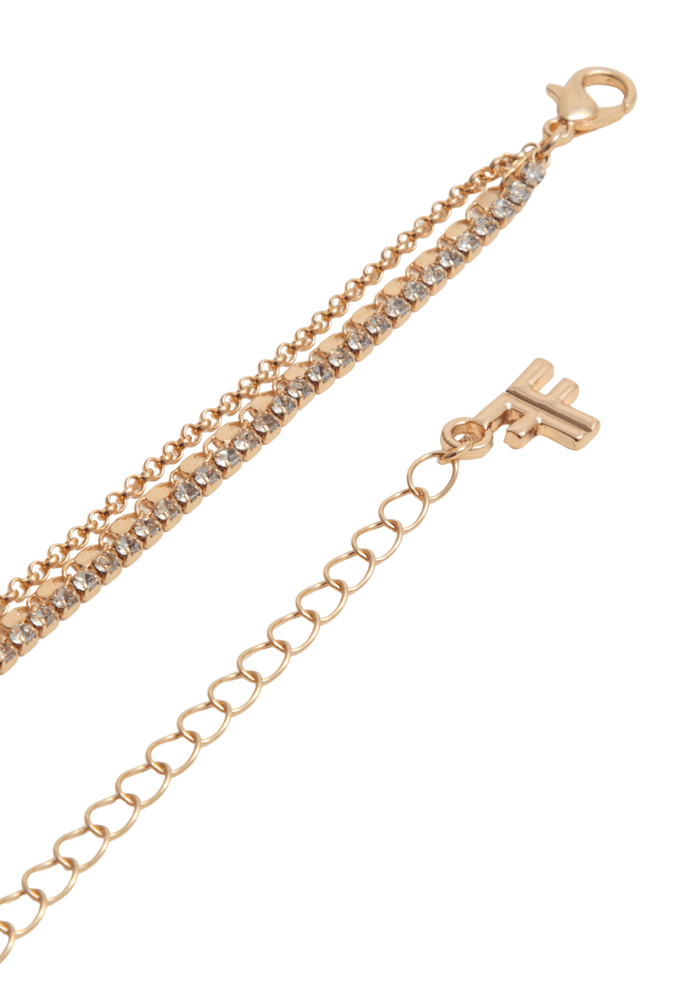 Multi Layered Cross Chain Necklace