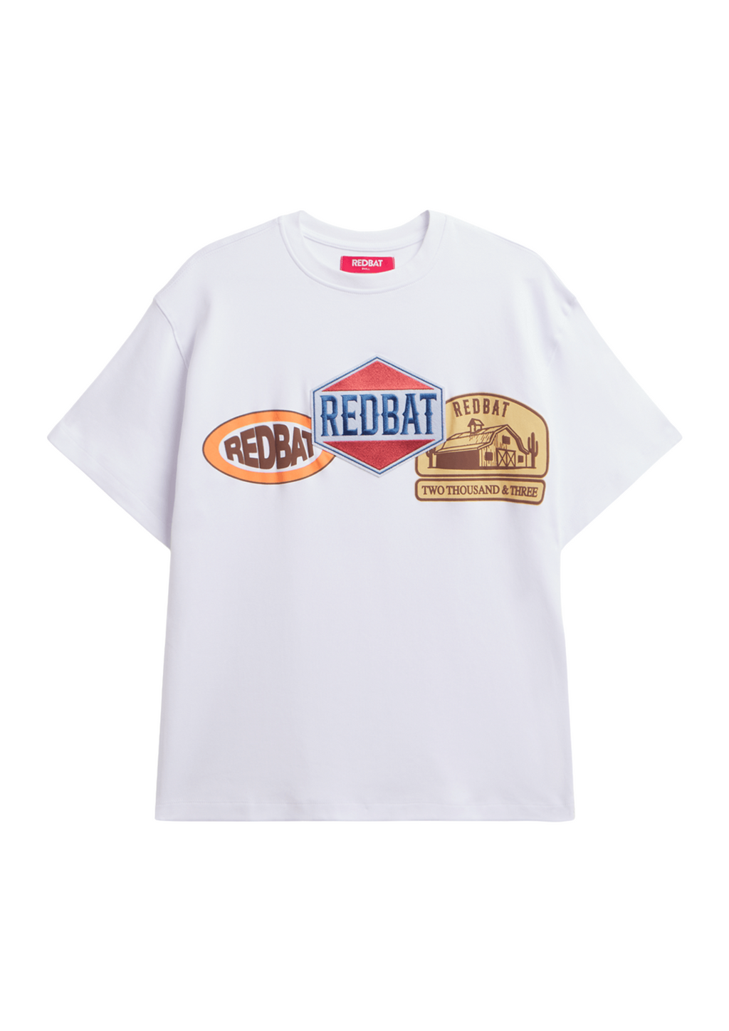 Redbat Women's White Boxy T-Shirt