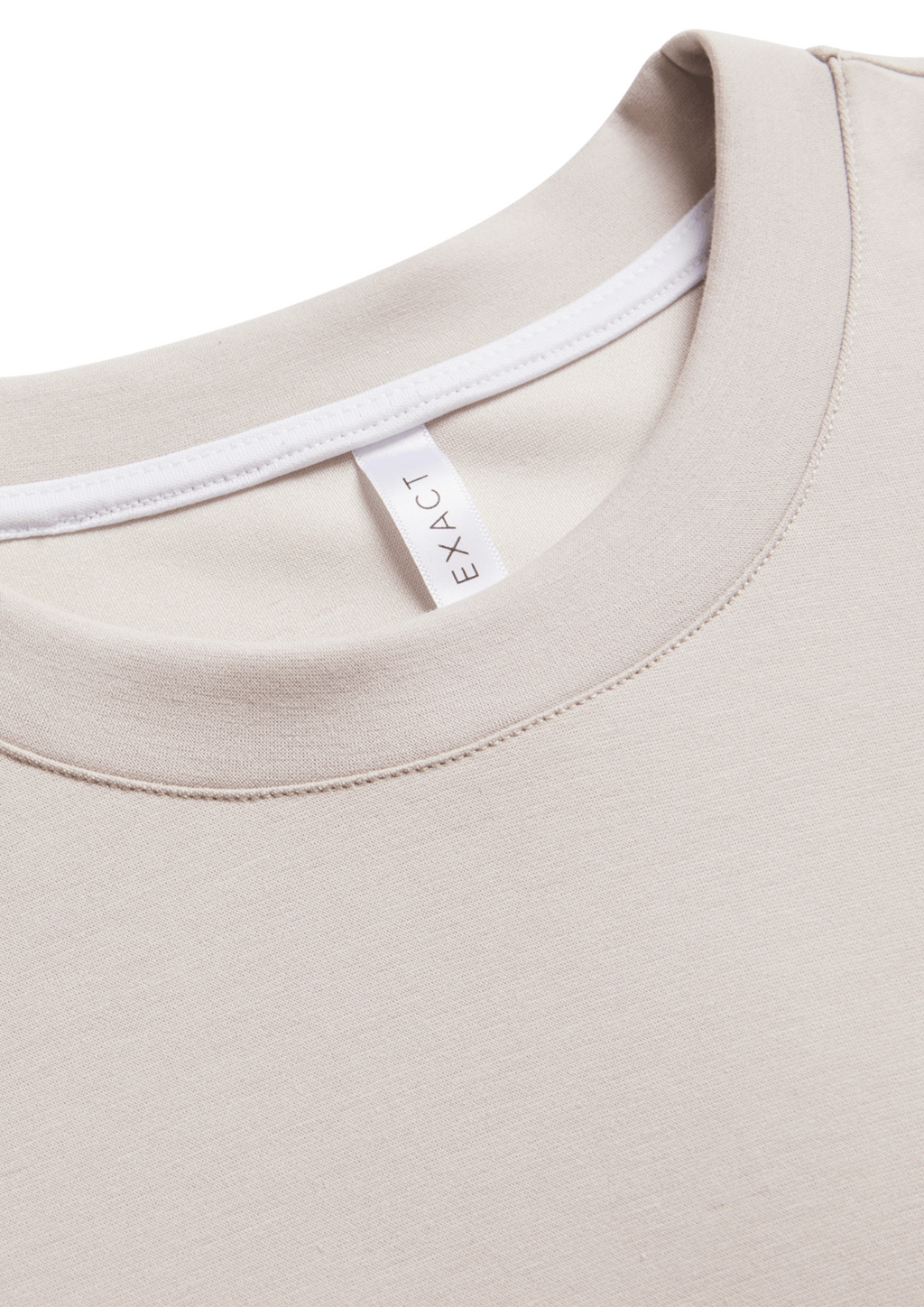 Exact Women's Natural Boxy Crop Sweat Top