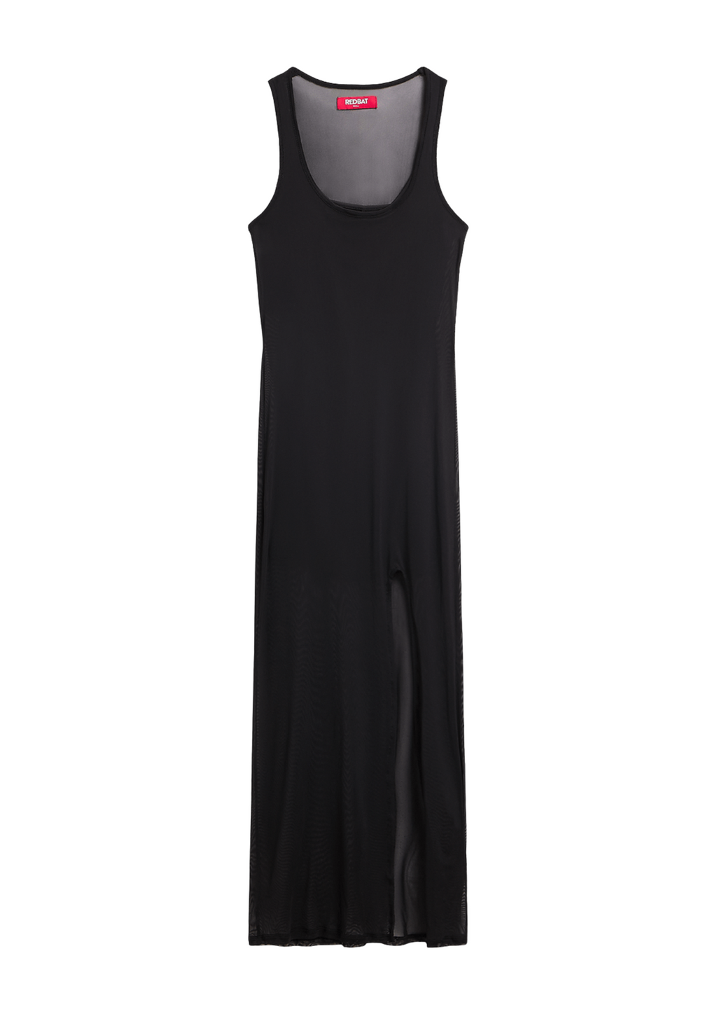 Redbat Women's Black Maxi Mesh Dress