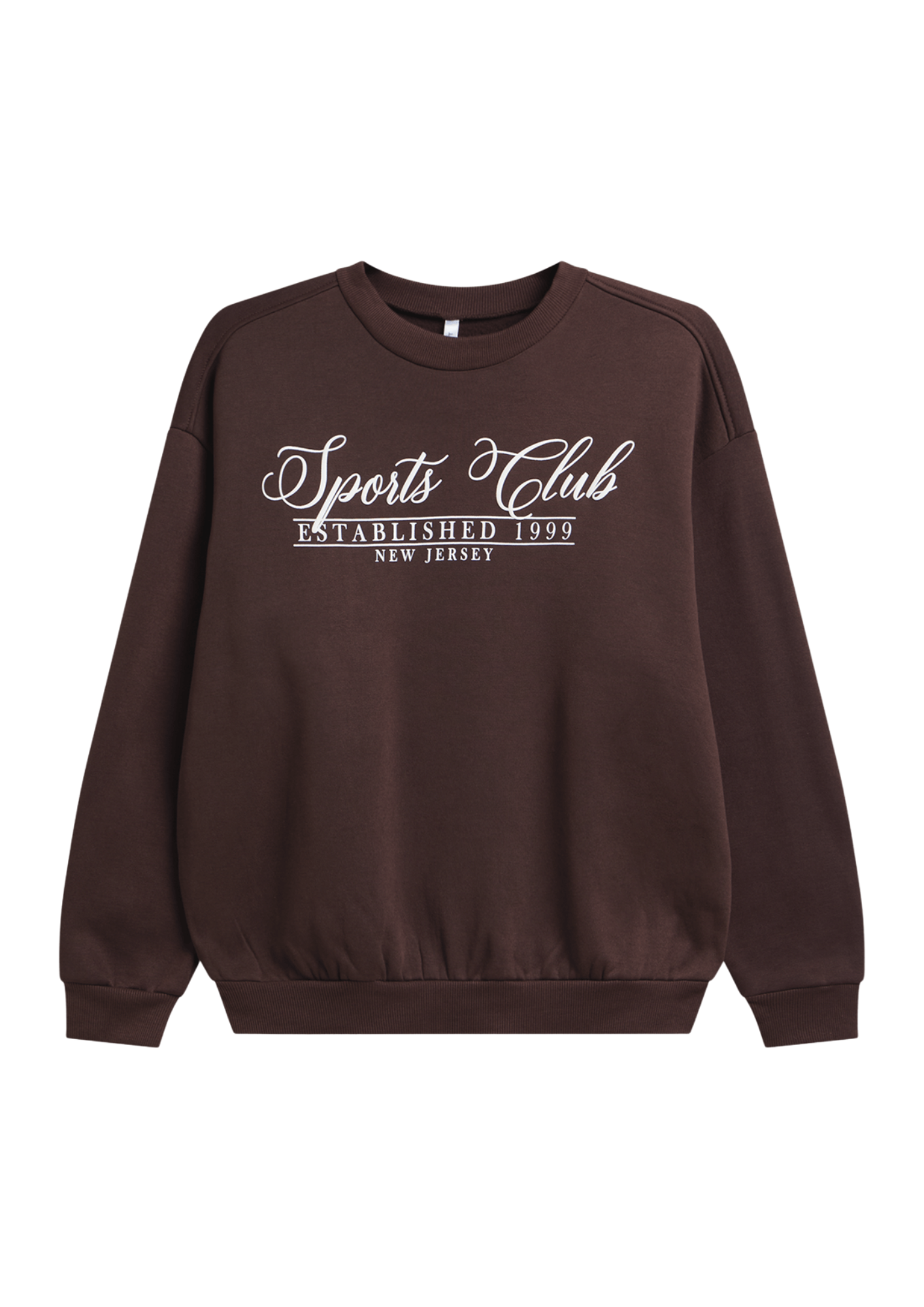 Exact Women's Brown Graphic Print Sweat Top