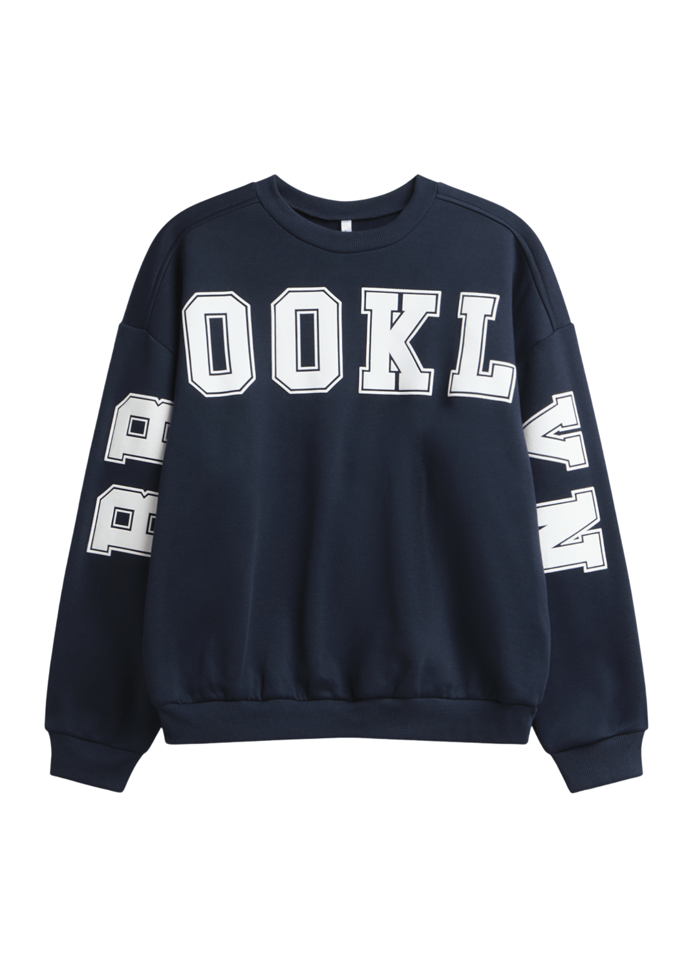 Exact Women's Navy Graphic Print Sweat Top