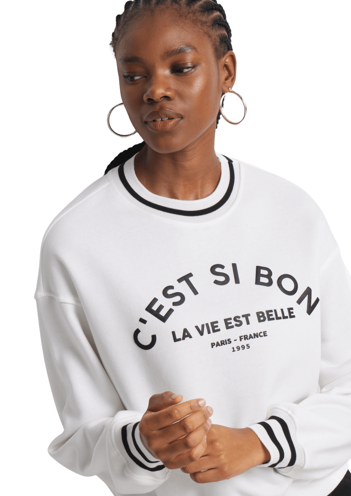 Slogan Sweat Top