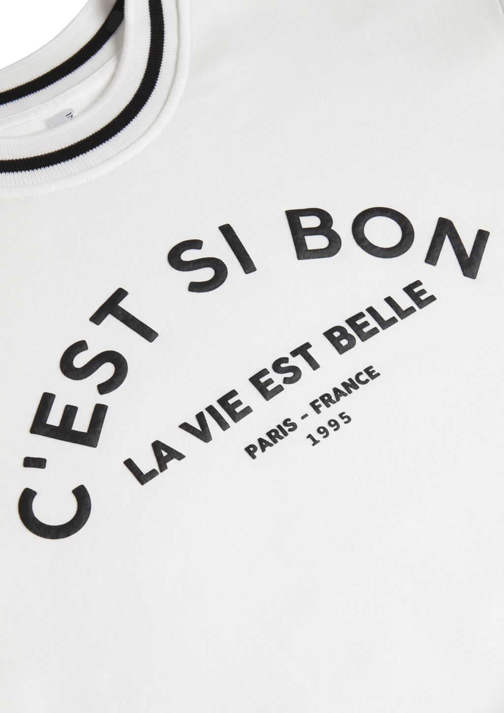 Slogan Sweat Top
