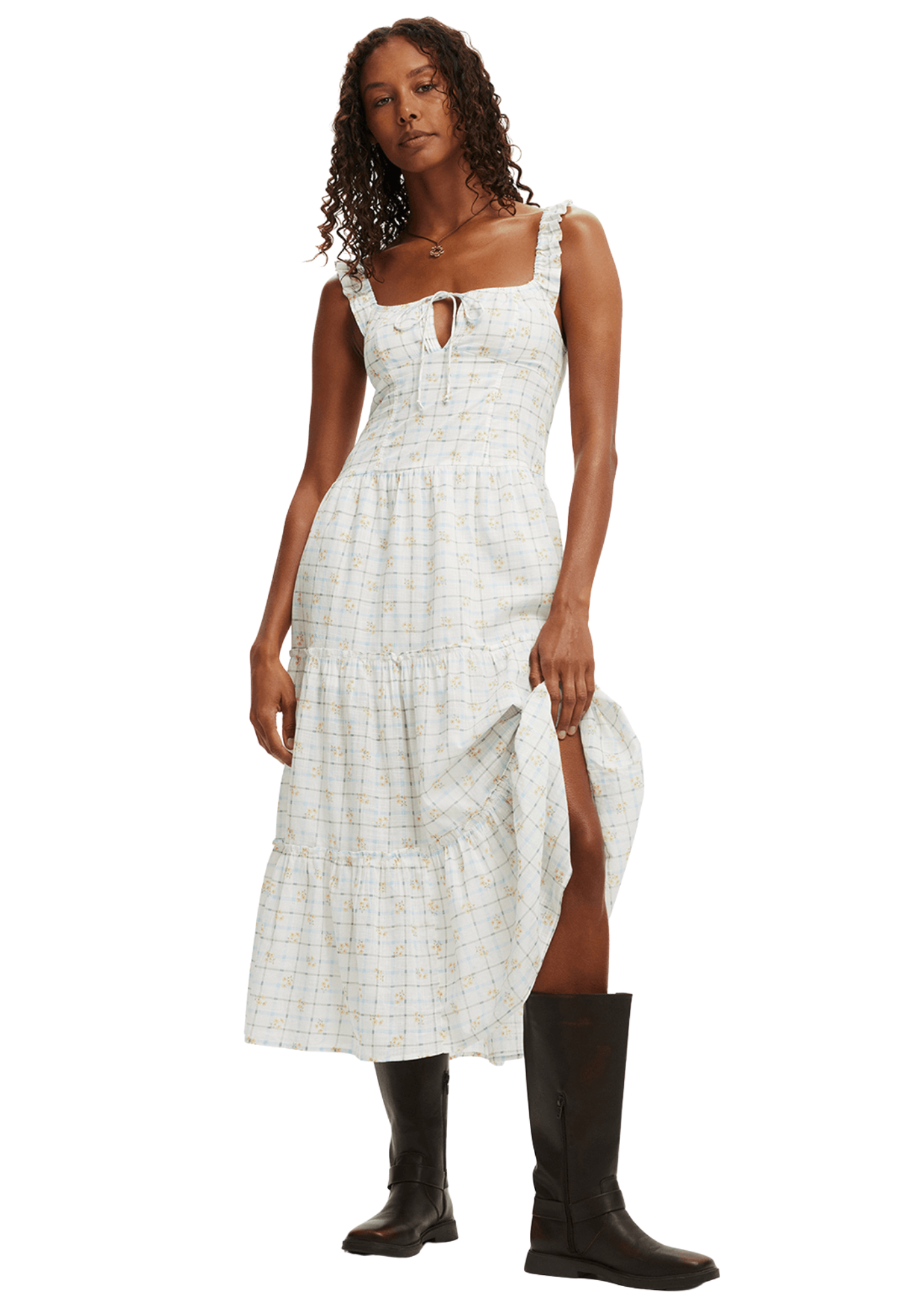Women's Cotton On Multi Skye Corset Detail Maxi Dress